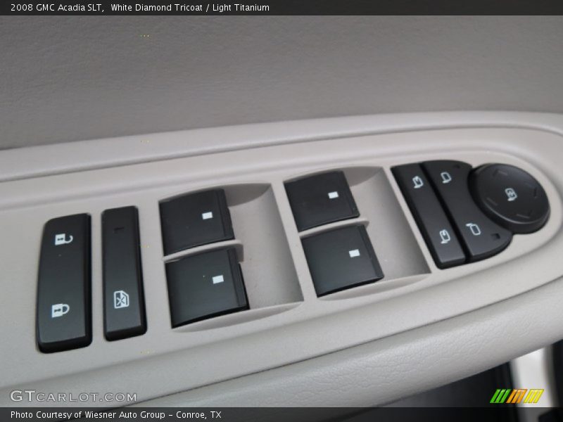 White Diamond Tricoat / Light Titanium 2008 GMC Acadia SLT