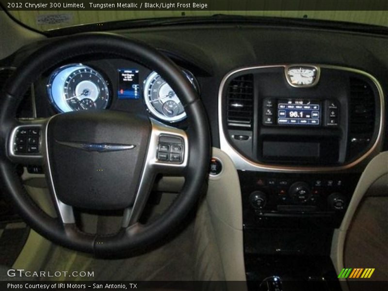 Tungsten Metallic / Black/Light Frost Beige 2012 Chrysler 300 Limited