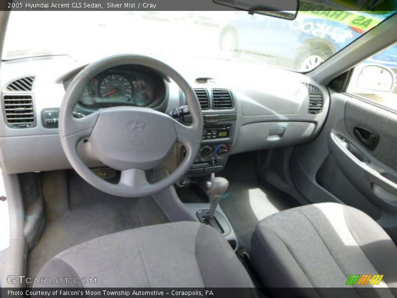 Silver Mist / Gray 2005 Hyundai Accent GLS Sedan