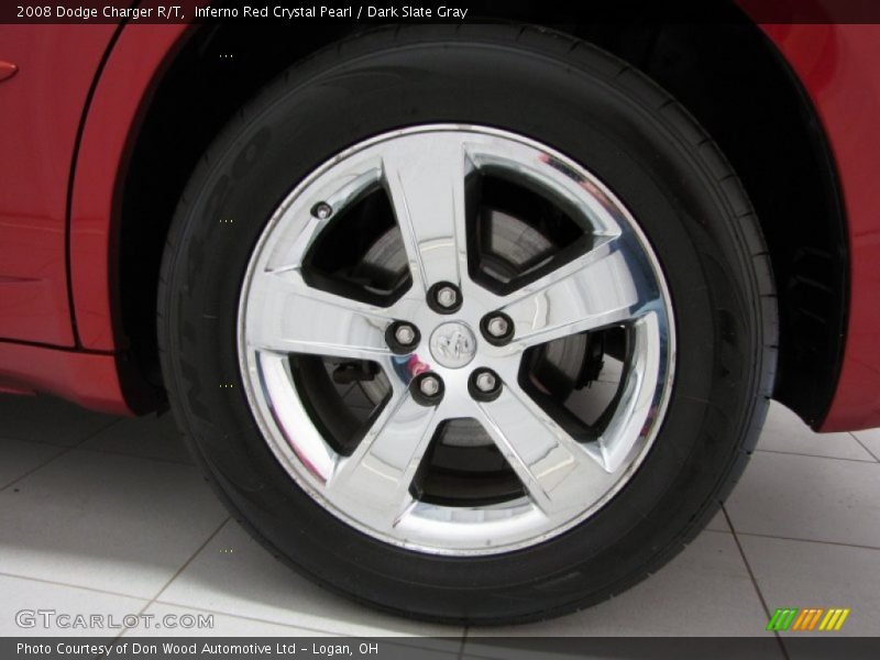 Inferno Red Crystal Pearl / Dark Slate Gray 2008 Dodge Charger R/T