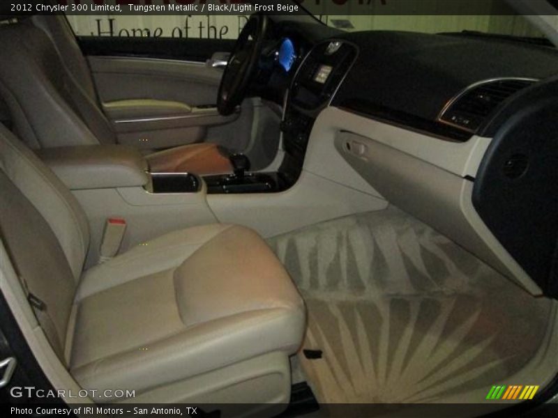 Tungsten Metallic / Black/Light Frost Beige 2012 Chrysler 300 Limited