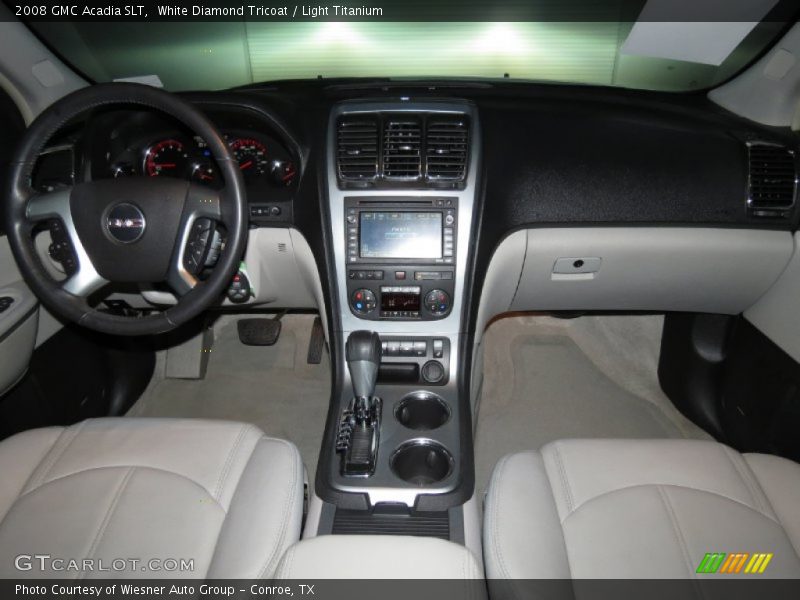 White Diamond Tricoat / Light Titanium 2008 GMC Acadia SLT
