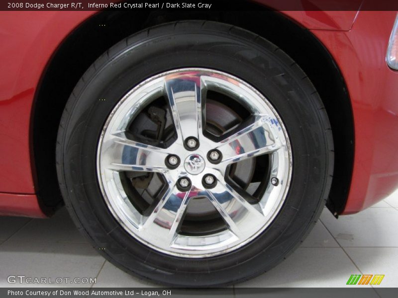Inferno Red Crystal Pearl / Dark Slate Gray 2008 Dodge Charger R/T