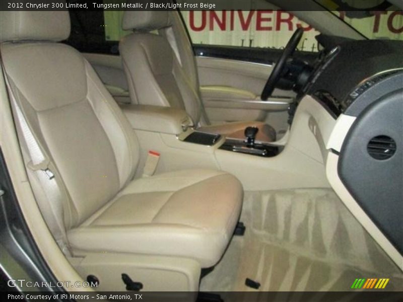 Tungsten Metallic / Black/Light Frost Beige 2012 Chrysler 300 Limited