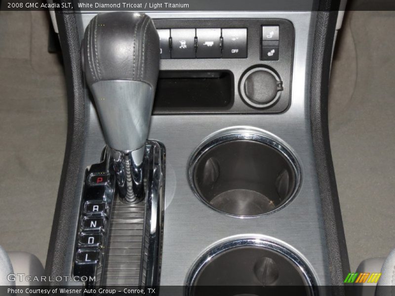 White Diamond Tricoat / Light Titanium 2008 GMC Acadia SLT