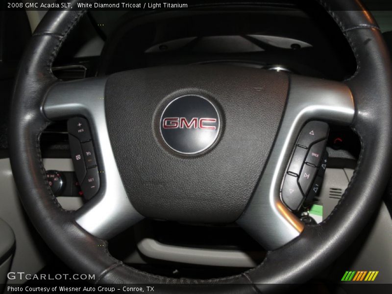 White Diamond Tricoat / Light Titanium 2008 GMC Acadia SLT