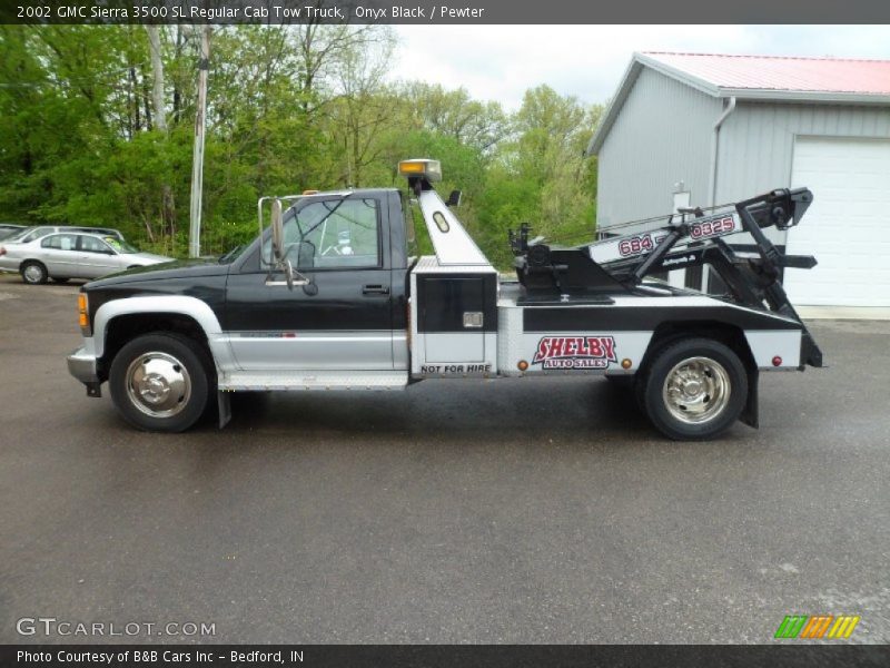  2002 Sierra 3500 SL Regular Cab Tow Truck Onyx Black