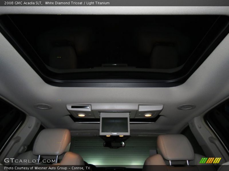 White Diamond Tricoat / Light Titanium 2008 GMC Acadia SLT