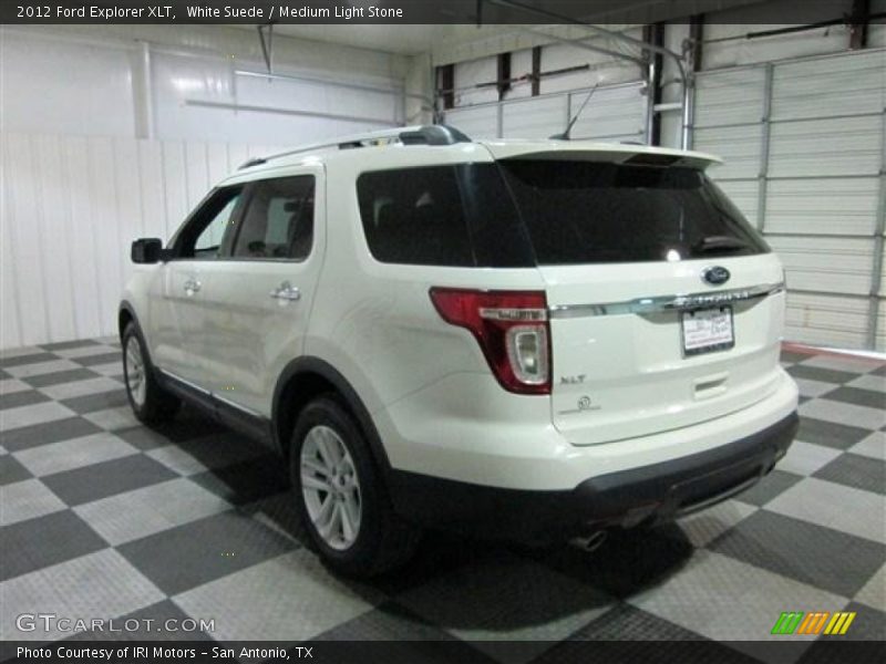 White Suede / Medium Light Stone 2012 Ford Explorer XLT