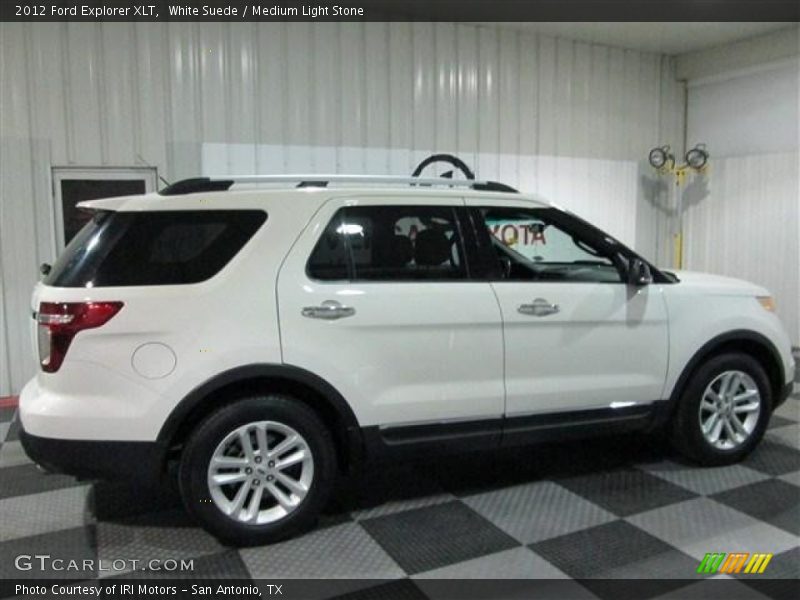 White Suede / Medium Light Stone 2012 Ford Explorer XLT
