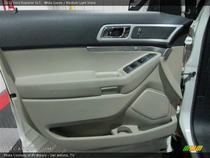 White Suede / Medium Light Stone 2012 Ford Explorer XLT