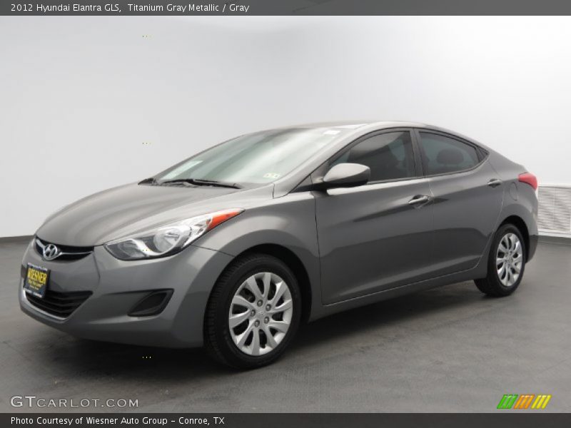 Titanium Gray Metallic / Gray 2012 Hyundai Elantra GLS