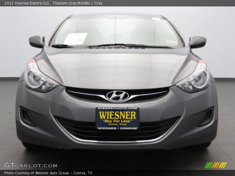 Titanium Gray Metallic / Gray 2012 Hyundai Elantra GLS