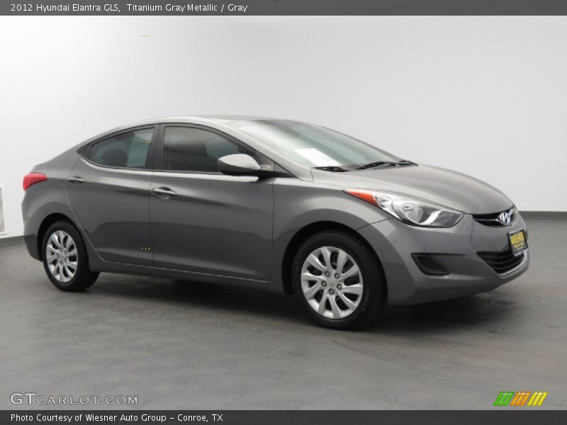 Titanium Gray Metallic / Gray 2012 Hyundai Elantra GLS