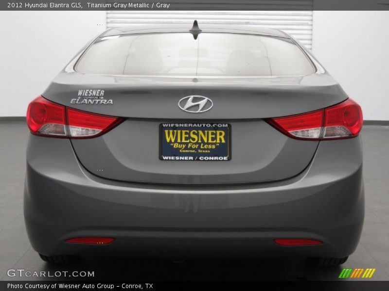 Titanium Gray Metallic / Gray 2012 Hyundai Elantra GLS