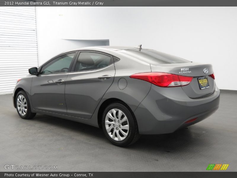 Titanium Gray Metallic / Gray 2012 Hyundai Elantra GLS