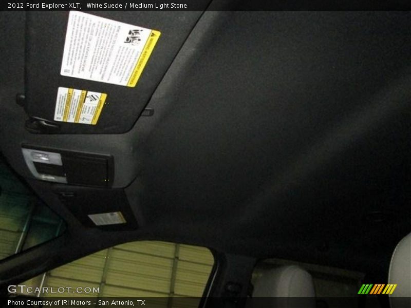 White Suede / Medium Light Stone 2012 Ford Explorer XLT