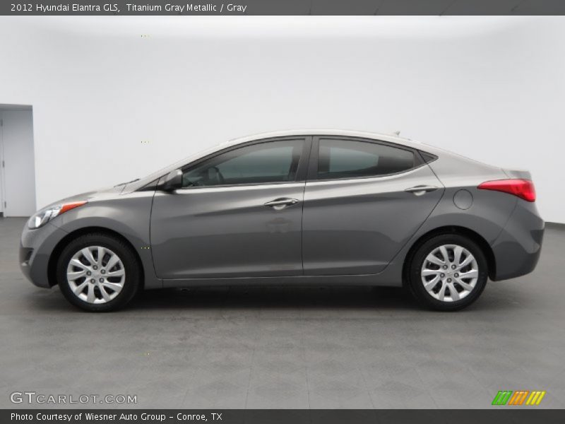 Titanium Gray Metallic / Gray 2012 Hyundai Elantra GLS