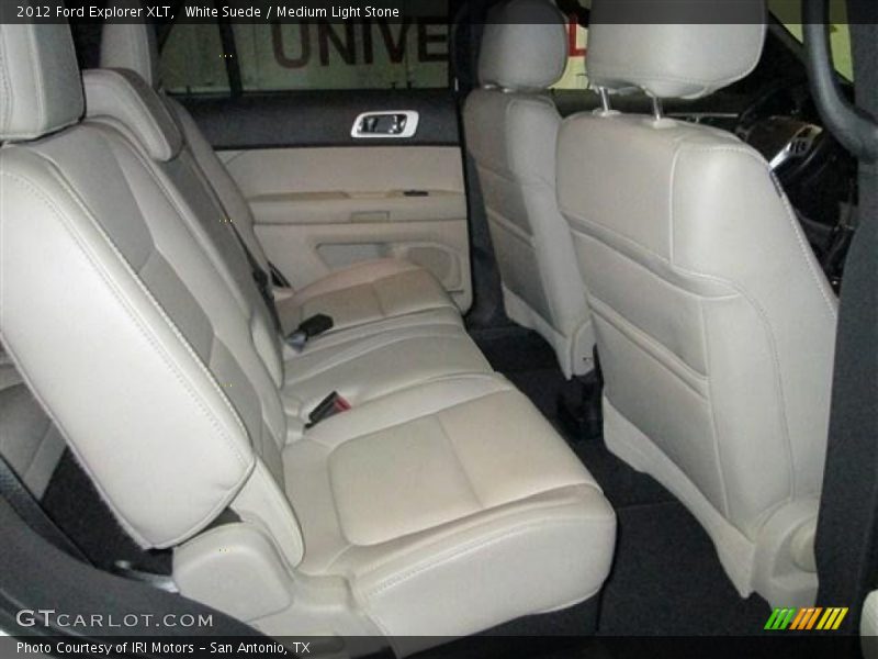 White Suede / Medium Light Stone 2012 Ford Explorer XLT