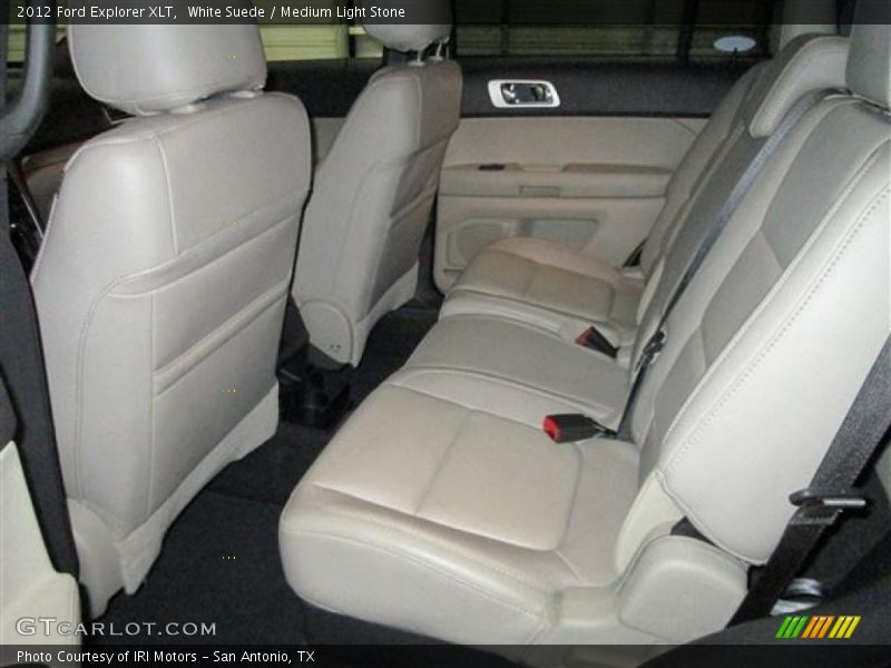 White Suede / Medium Light Stone 2012 Ford Explorer XLT