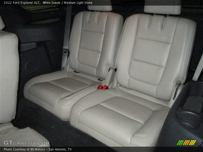White Suede / Medium Light Stone 2012 Ford Explorer XLT