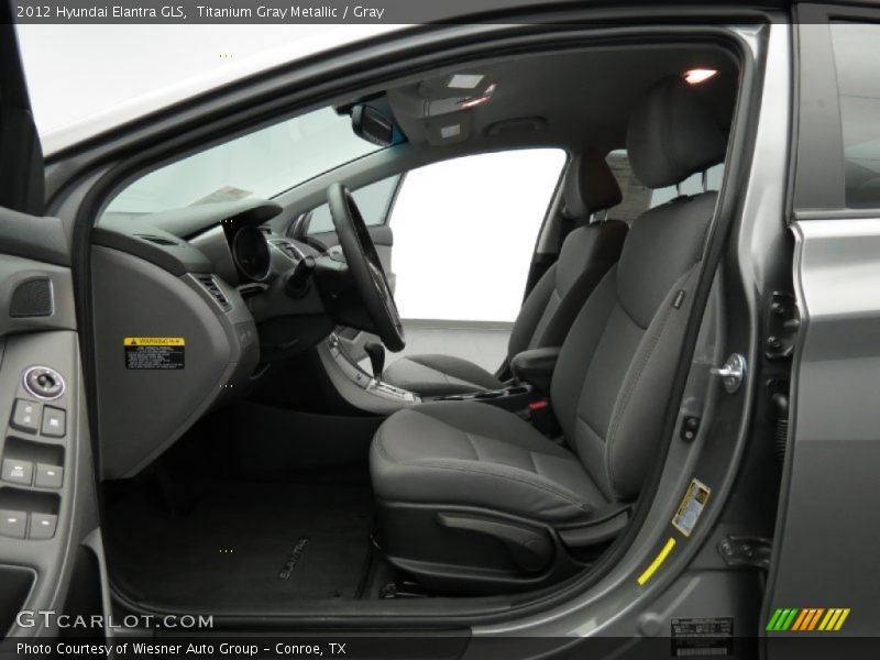 Titanium Gray Metallic / Gray 2012 Hyundai Elantra GLS