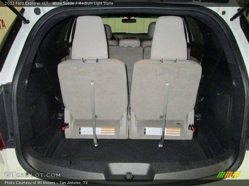 White Suede / Medium Light Stone 2012 Ford Explorer XLT
