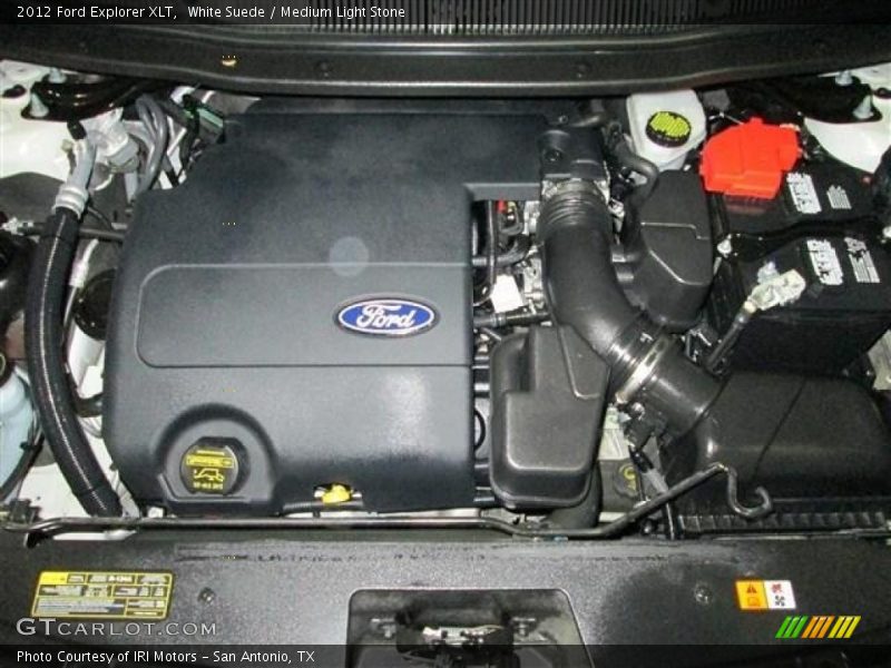 White Suede / Medium Light Stone 2012 Ford Explorer XLT