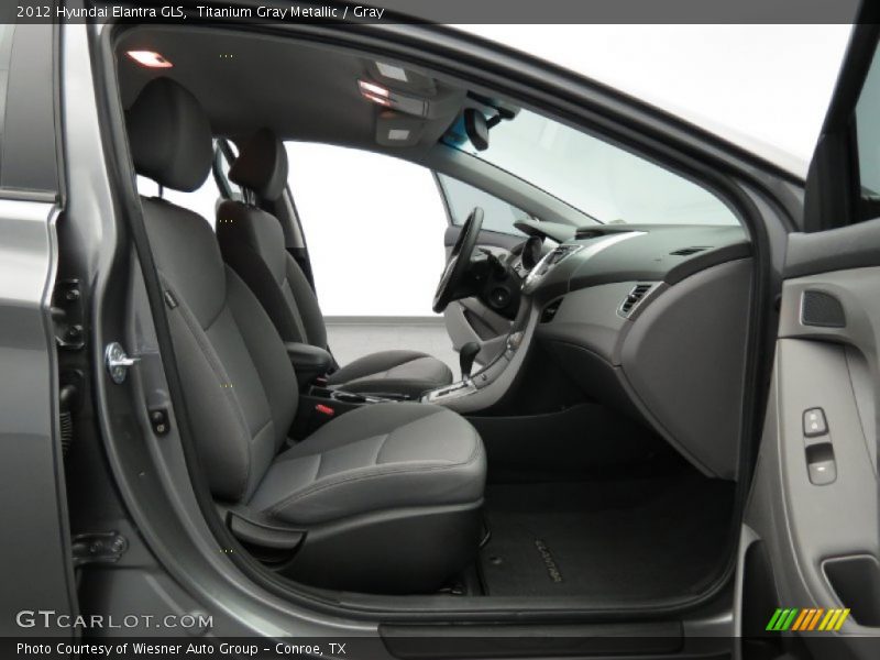 Titanium Gray Metallic / Gray 2012 Hyundai Elantra GLS