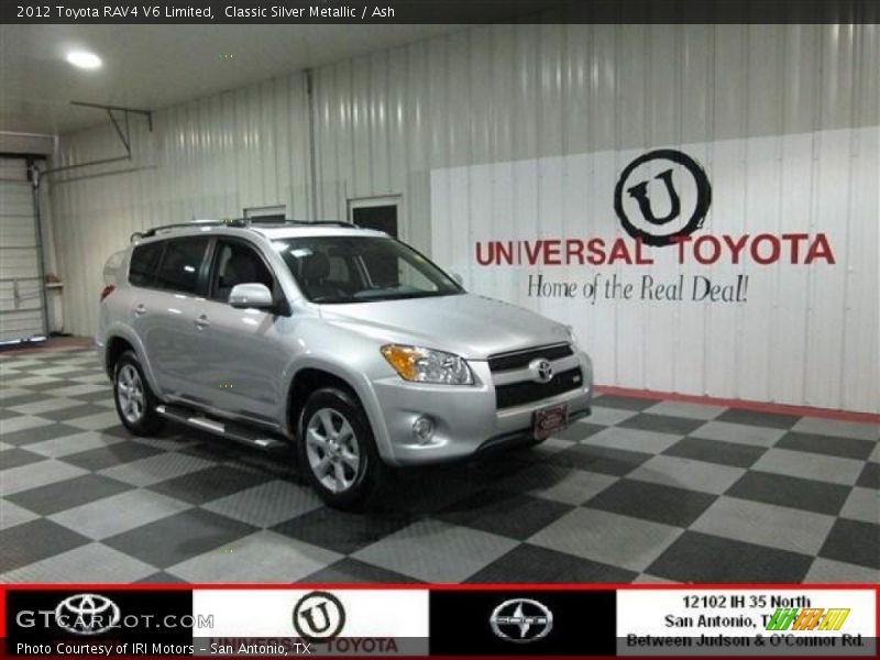 Classic Silver Metallic / Ash 2012 Toyota RAV4 V6 Limited
