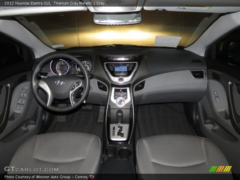 Titanium Gray Metallic / Gray 2012 Hyundai Elantra GLS