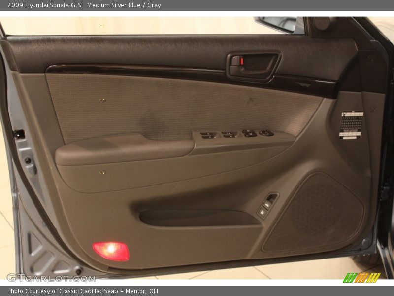 Medium Silver Blue / Gray 2009 Hyundai Sonata GLS