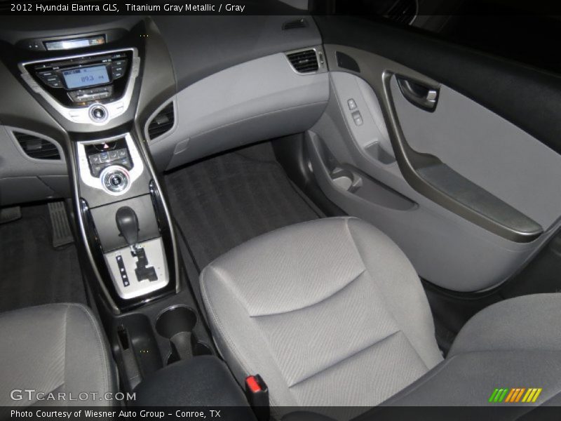 Titanium Gray Metallic / Gray 2012 Hyundai Elantra GLS