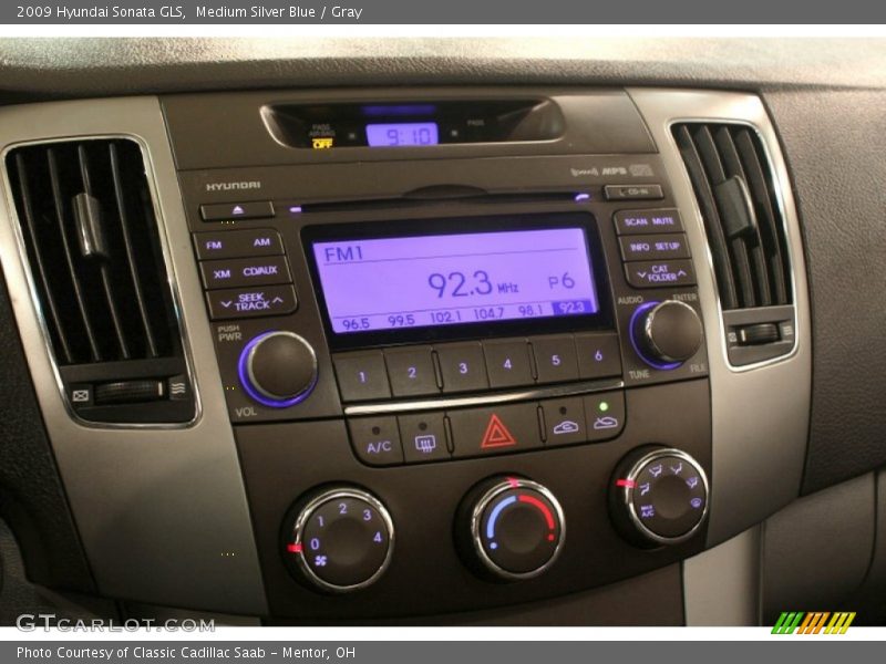 Medium Silver Blue / Gray 2009 Hyundai Sonata GLS