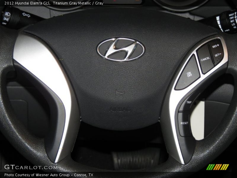 Titanium Gray Metallic / Gray 2012 Hyundai Elantra GLS