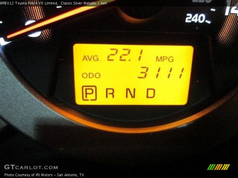 Classic Silver Metallic / Ash 2012 Toyota RAV4 V6 Limited