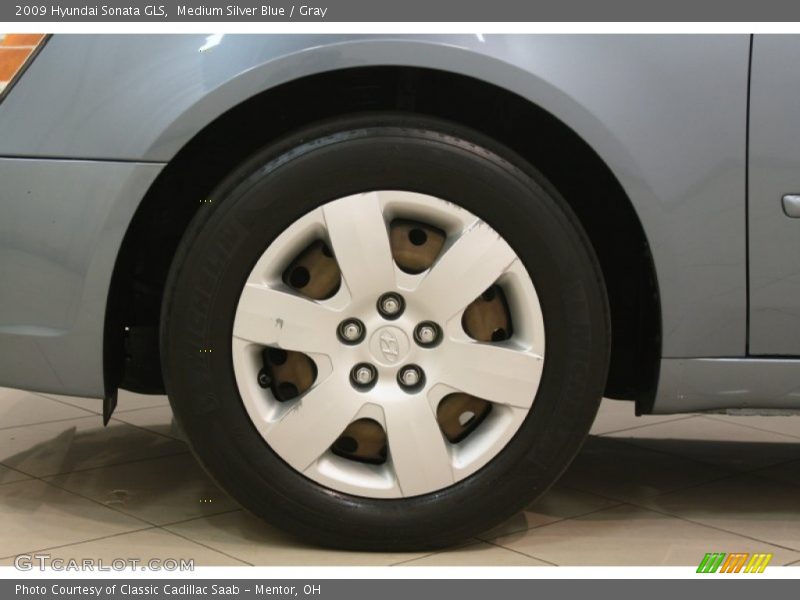 Medium Silver Blue / Gray 2009 Hyundai Sonata GLS