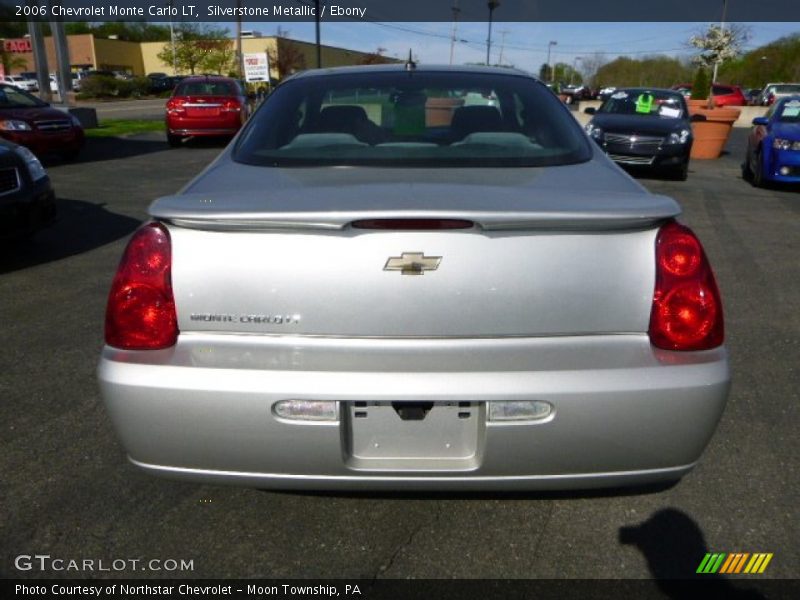 Silverstone Metallic / Ebony 2006 Chevrolet Monte Carlo LT