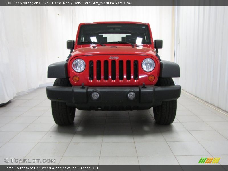 Flame Red / Dark Slate Gray/Medium Slate Gray 2007 Jeep Wrangler X 4x4