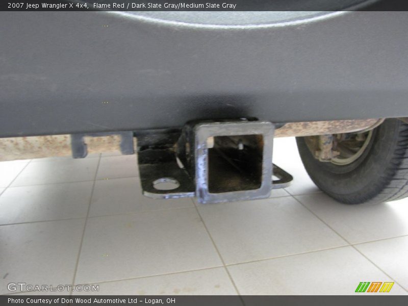 Flame Red / Dark Slate Gray/Medium Slate Gray 2007 Jeep Wrangler X 4x4