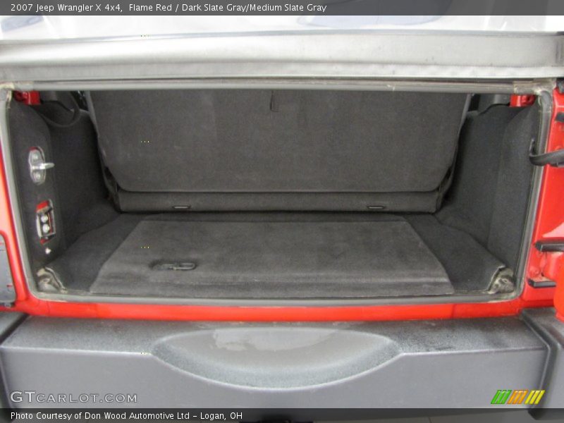 Flame Red / Dark Slate Gray/Medium Slate Gray 2007 Jeep Wrangler X 4x4