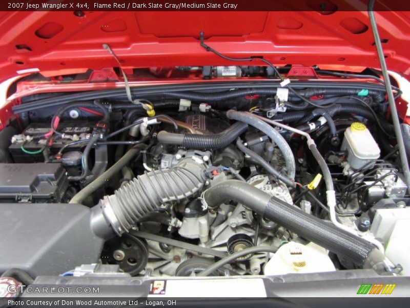 Flame Red / Dark Slate Gray/Medium Slate Gray 2007 Jeep Wrangler X 4x4