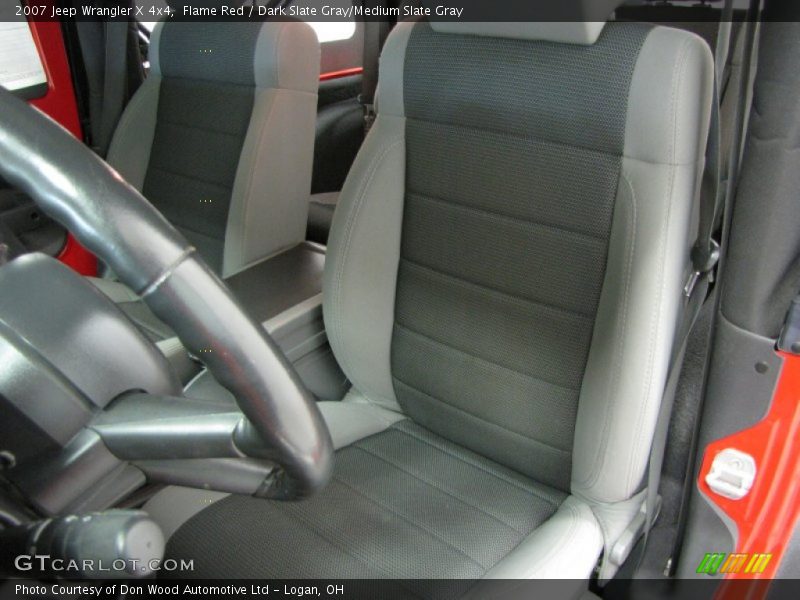 Flame Red / Dark Slate Gray/Medium Slate Gray 2007 Jeep Wrangler X 4x4