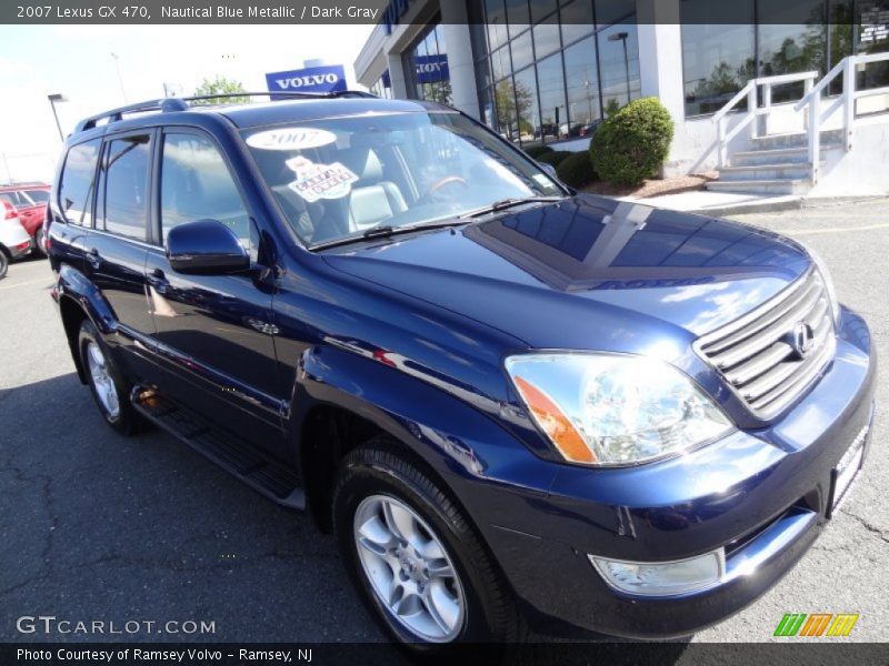 Nautical Blue Metallic / Dark Gray 2007 Lexus GX 470