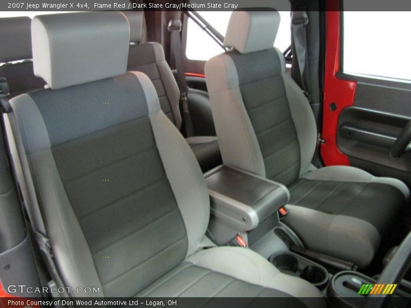 Flame Red / Dark Slate Gray/Medium Slate Gray 2007 Jeep Wrangler X 4x4
