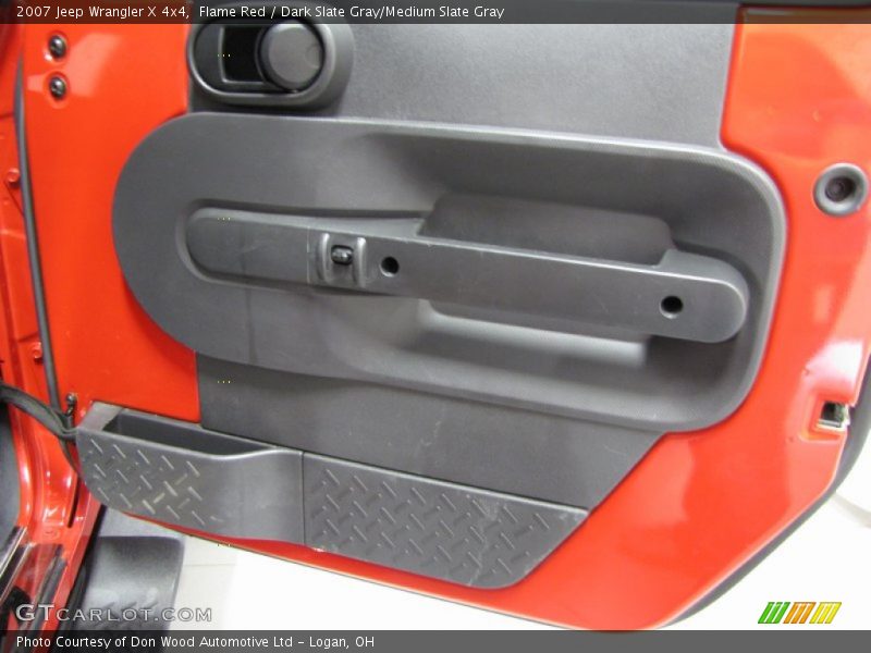 Flame Red / Dark Slate Gray/Medium Slate Gray 2007 Jeep Wrangler X 4x4
