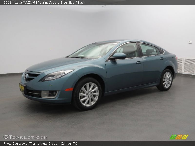 Steel Blue / Black 2012 Mazda MAZDA6 i Touring Sedan
