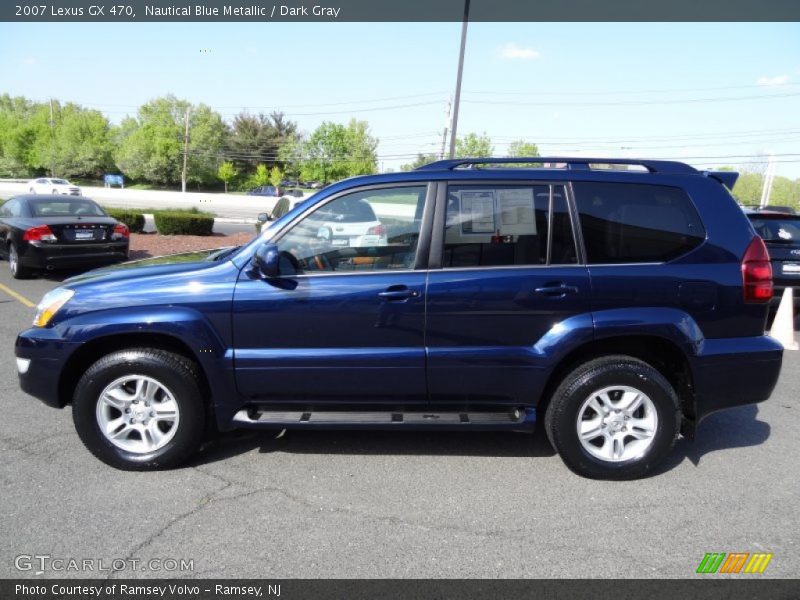 Nautical Blue Metallic / Dark Gray 2007 Lexus GX 470