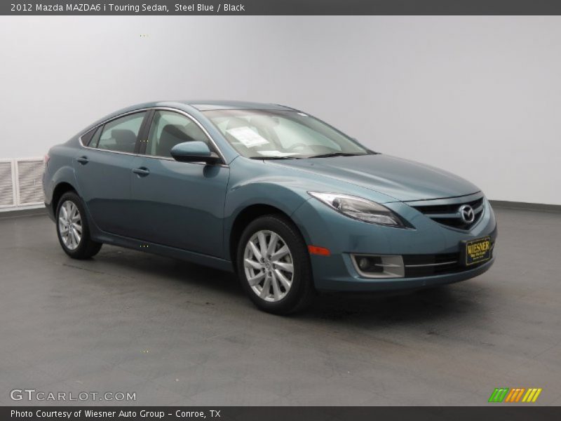 Steel Blue / Black 2012 Mazda MAZDA6 i Touring Sedan