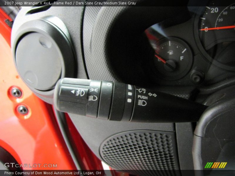 Flame Red / Dark Slate Gray/Medium Slate Gray 2007 Jeep Wrangler X 4x4